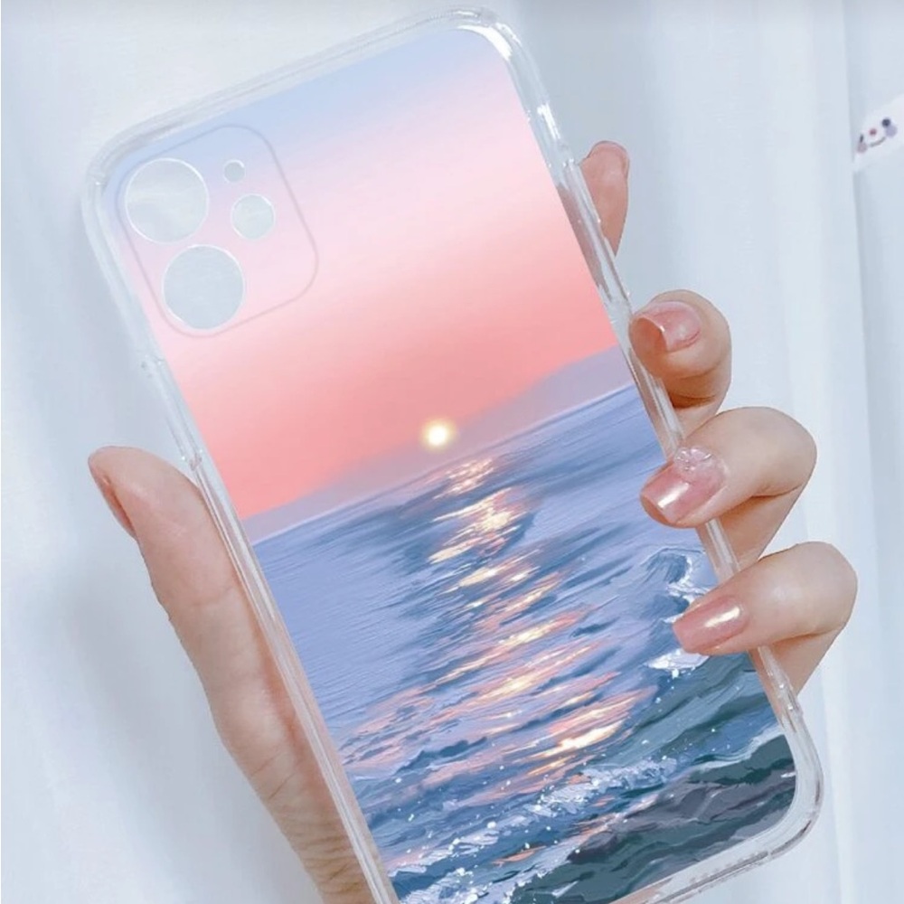 ⚠️Clearance iPhone 13 Pro Max Ocean Sunset Phone Case - Picture 3 of 4
